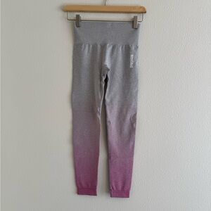 5/$55 !! 🔥 Gymshark Leggings - Gray and Pink Ombre